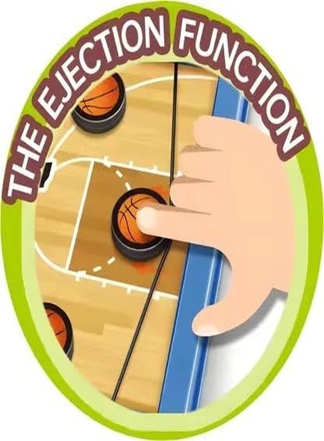 KIDDOVATE Sparkling String Football Basketball Hockey Table Board Game | Fast Sling Board Game for Kids and Adults | Interactive Game | Hand Eye cordination | Brain Development - Image 2